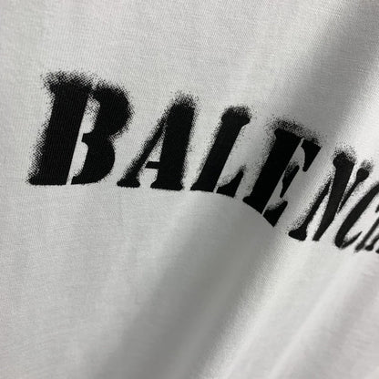 「#2506」Balenciaga front and back T-shirt with blurred letters