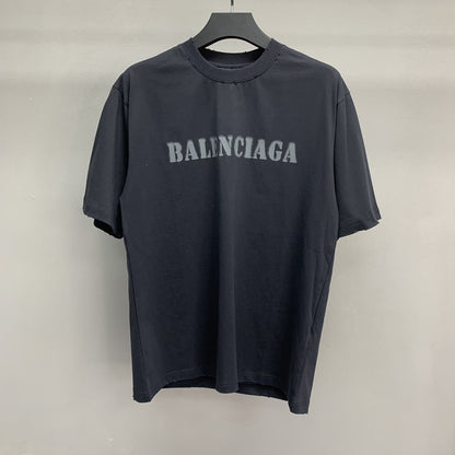 「#2507」Balenciaga front and back T-shirt with blurred letters