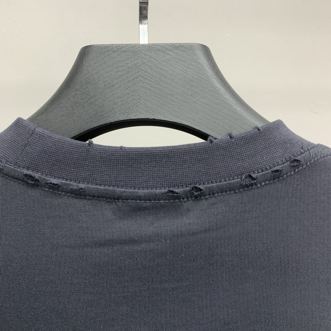 「#2507」Balenciaga front and back T-shirt with blurred letters