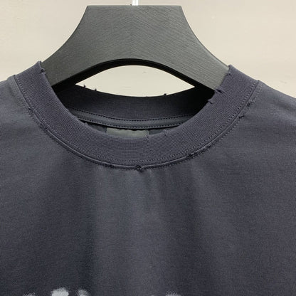 「#2507」Balenciaga front and back T-shirt with blurred letters