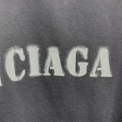 「#2507」Balenciaga front and back T-shirt with blurred letters