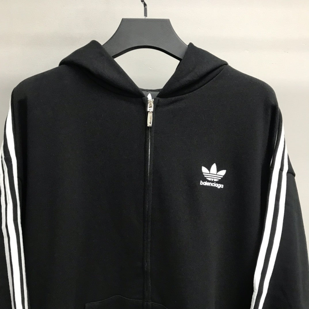 「#2510」Balenciaga Ardy Wiranata logo zipper hoodie