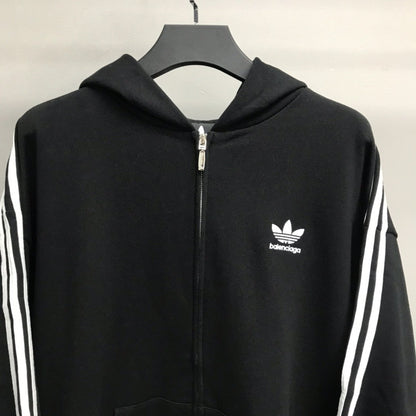「#2510」Balenciaga Ardy Wiranata logo zipper hoodie