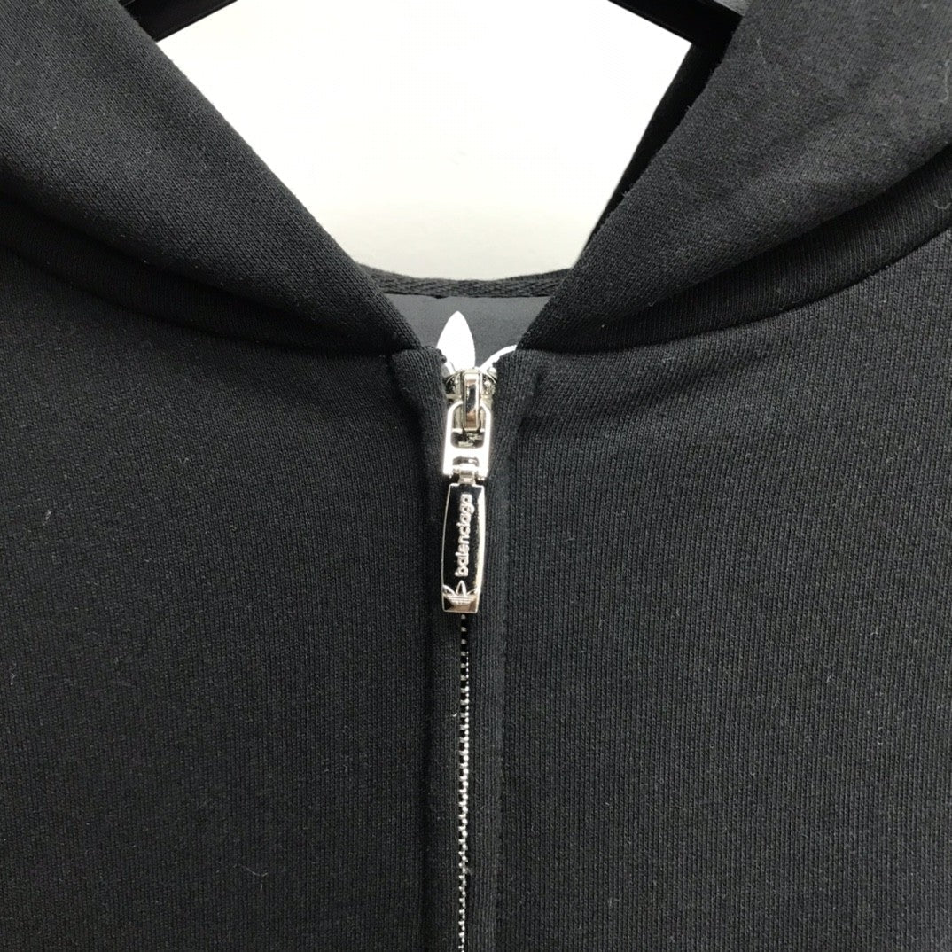「#2510」Balenciaga Ardy Wiranata logo zipper hoodie