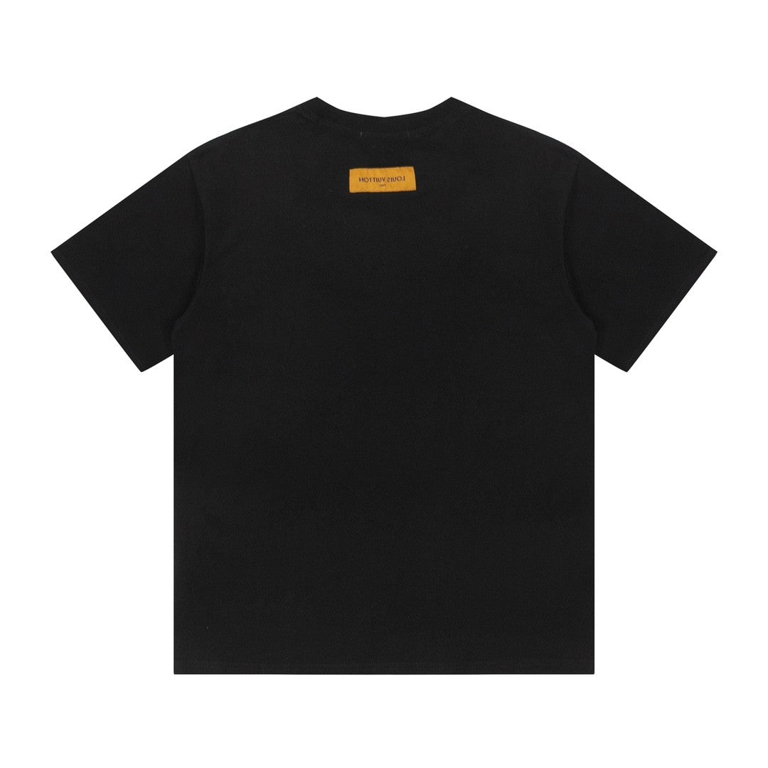 「#2580」Louis Vuitton Logo lettering T-shirt with 23SS neckline