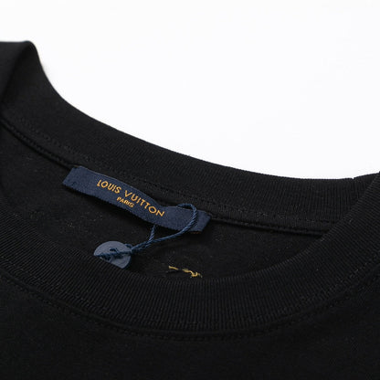 「#2580」Louis Vuitton Logo lettering T-shirt with 23SS neckline