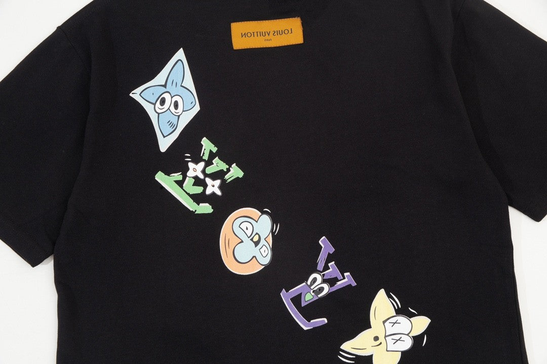 「#2586」Louis Vuitton 23ss front and back patterned t-shirt