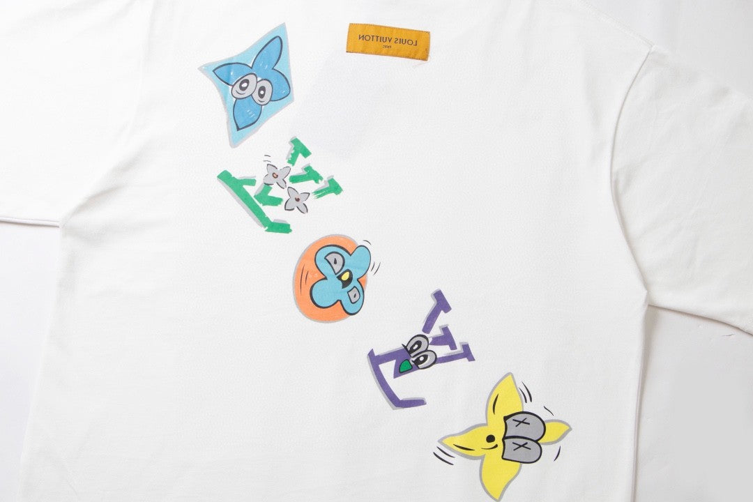「#2588」Louis Vuitton 23ss front and back patterned t-shirt