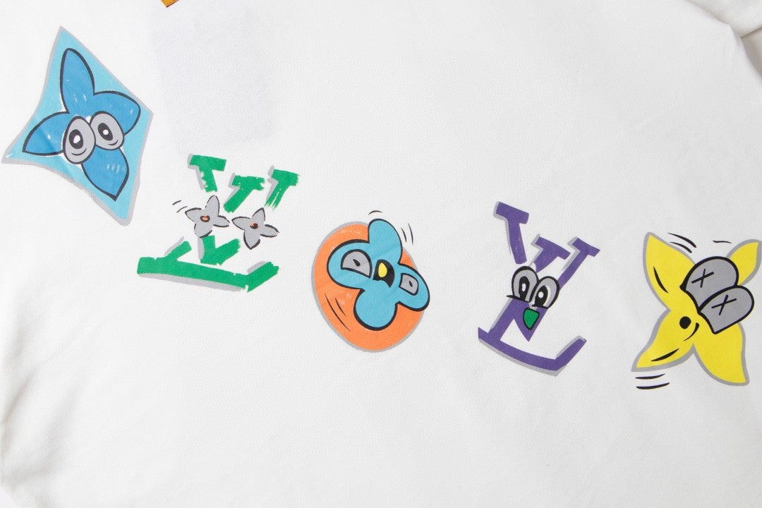 「#2588」Louis Vuitton 23ss front and back patterned t-shirt