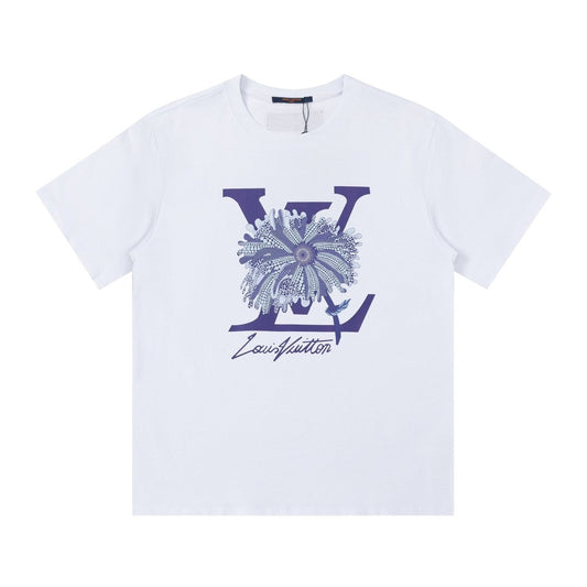 「#2610」Louis Vuitton 23SS logo printed t-shirt