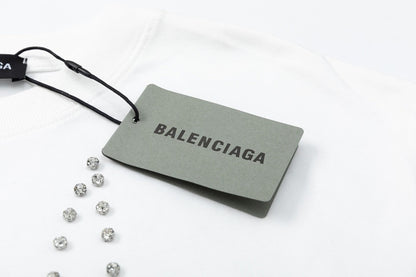 「#2683」Balenciaga 23Ss Drill Print Hound Design t-shirt
