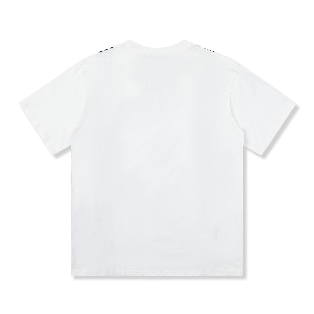 「#2685」Gucci  23SS double G vertical stripe foam printed t-shirt