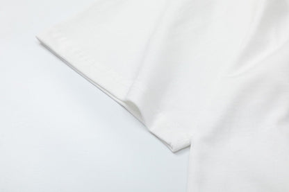 「#2685」Gucci  23SS double G vertical stripe foam printed t-shirt