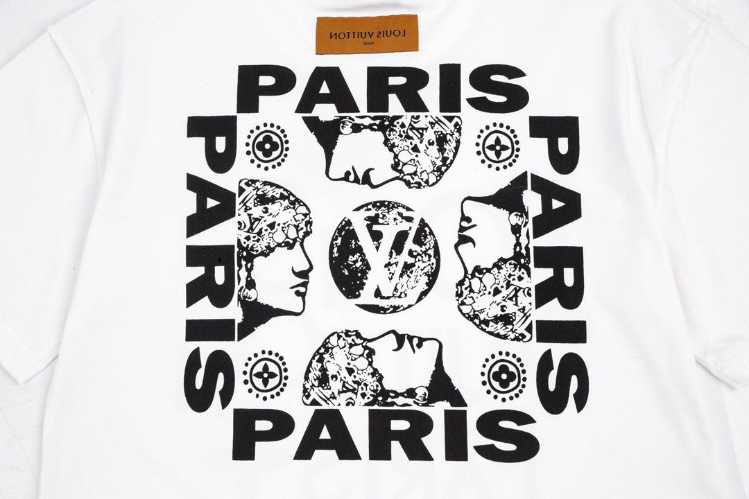 「#2735」Louis Vuitton 23ss Diablo Madonna print T-shirt