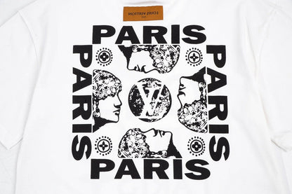 「#2735」Louis Vuitton 23ss Diablo Madonna print T-shirt