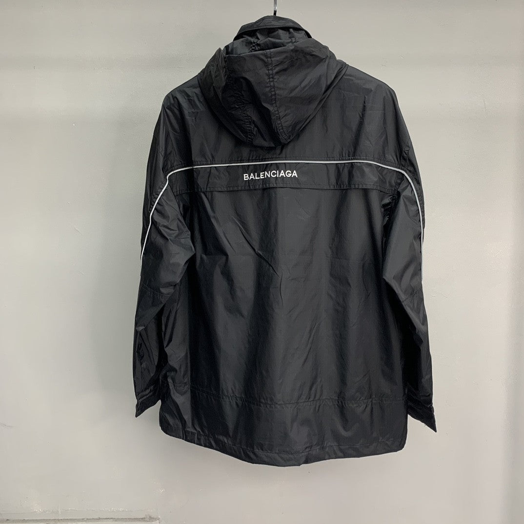 「#2749」Balenciaga BLCG reflective half zipper jacket