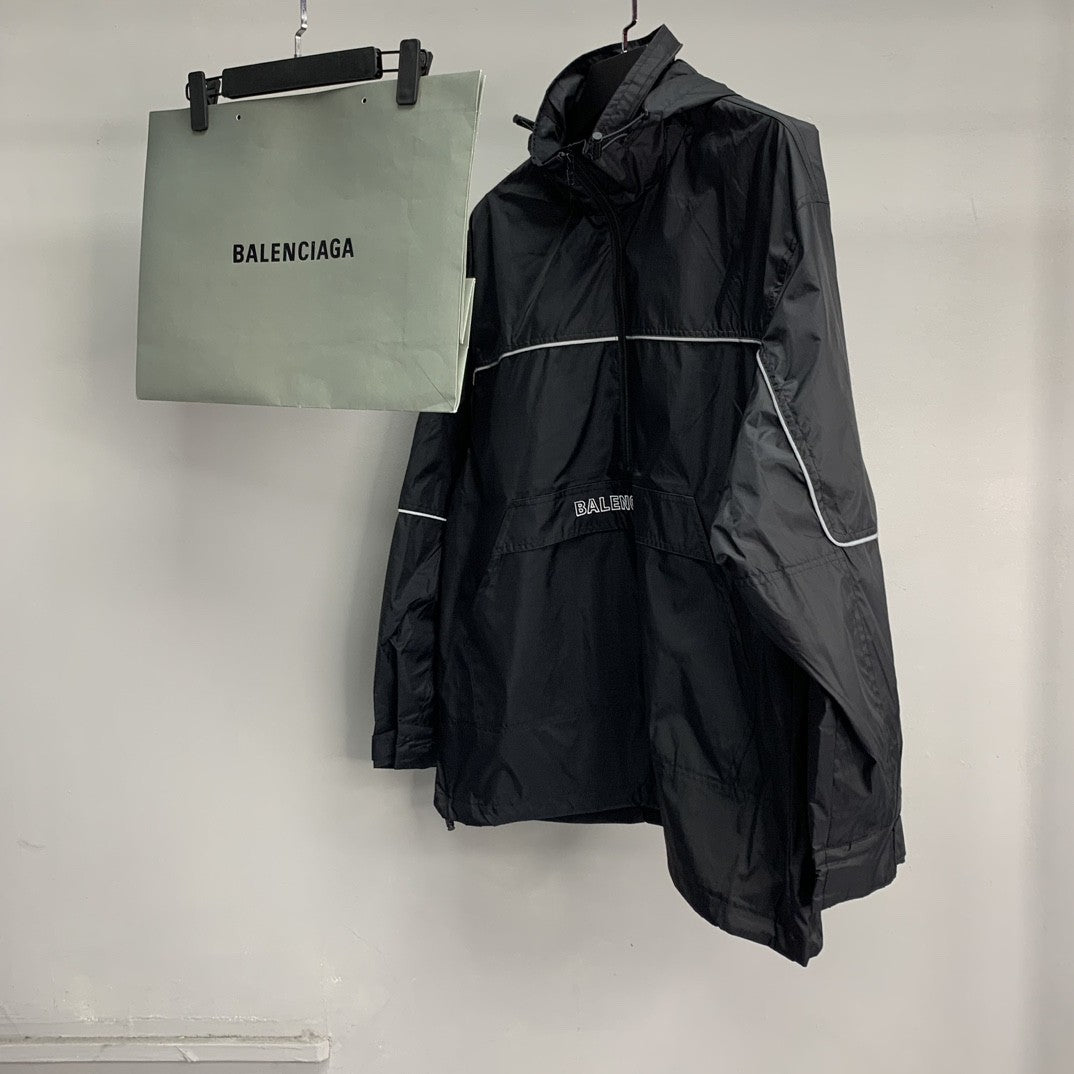 「#2749」Balenciaga BLCG reflective half zipper jacket