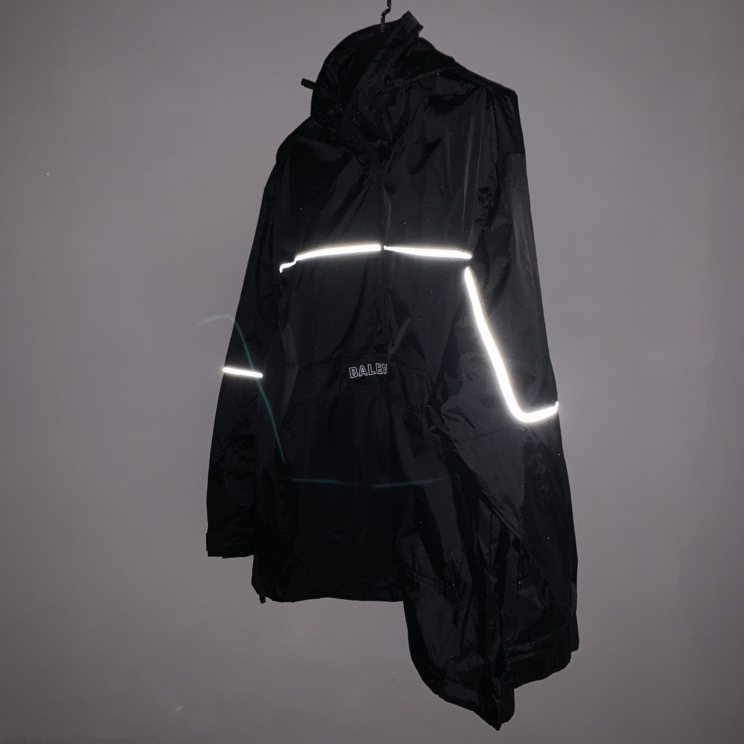 「#2749」Balenciaga BLCG reflective half zipper jacket