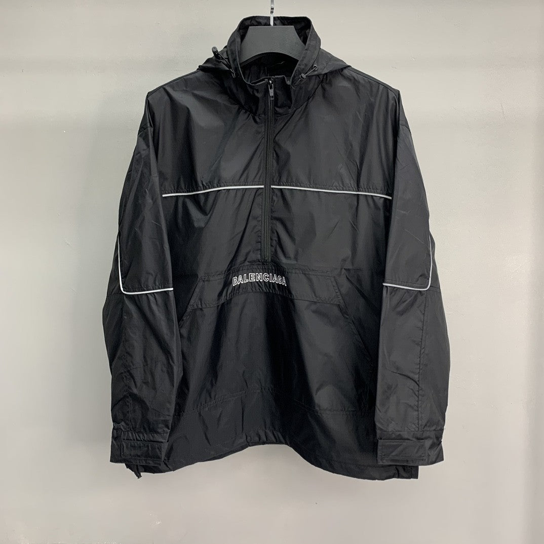 「#2749」Balenciaga BLCG reflective half zipper jacket