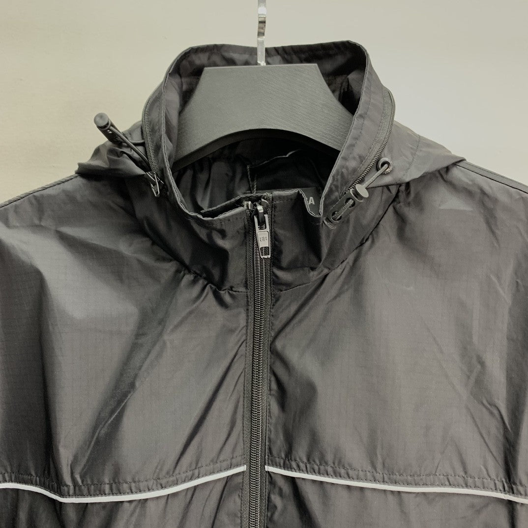 「#2749」Balenciaga BLCG reflective half zipper jacket