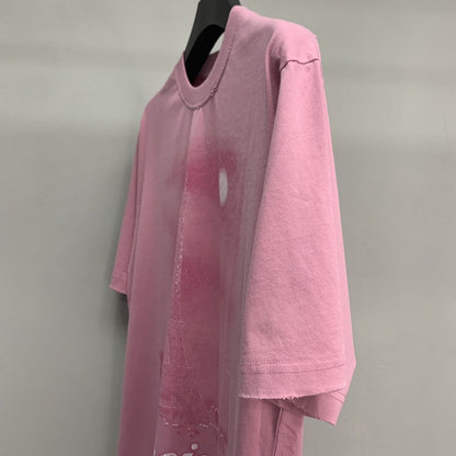 「#2792」Balenciaga double back embroidered short sleeves