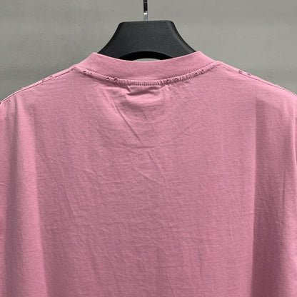 「#2792」Balenciaga double back embroidered short sleeves
