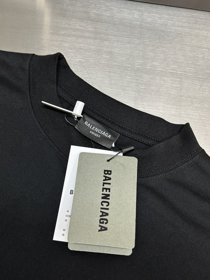 「#2792」Balenciaga double back embroidered short sleeves