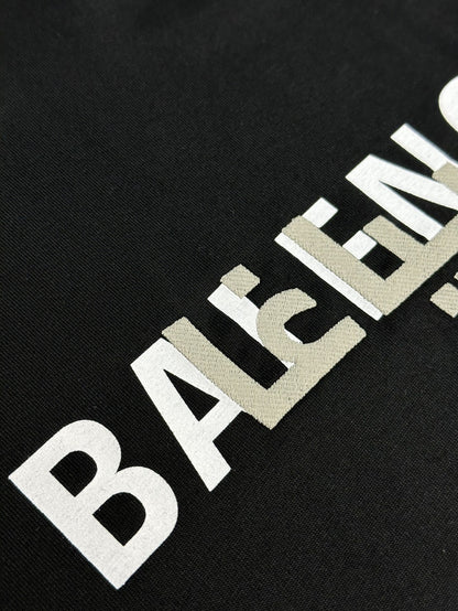 「#2792」Balenciaga double back embroidered short sleeves