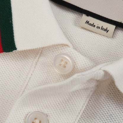 「#2818」Gucci Embroidered lapel POLO on left chest