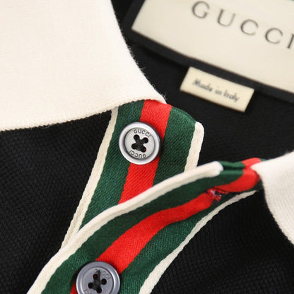 「#2825」Gucci 2024 new polo shirt with colorful placket