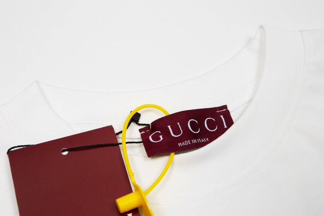 「#2831」Gucci Gradient Letter Logot shirt
