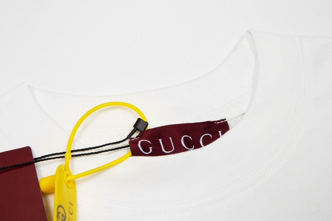 「#2832」Gucci Gradient Letter Logot shirt