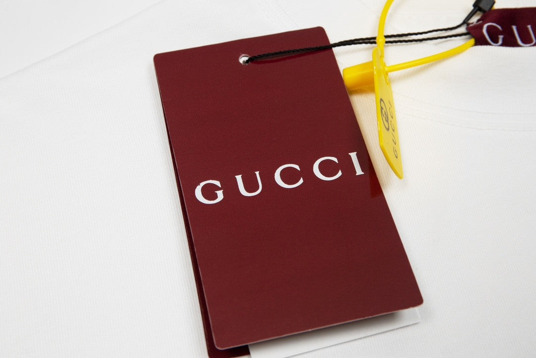 「#2832」Gucci Gradient Letter Logot shirt