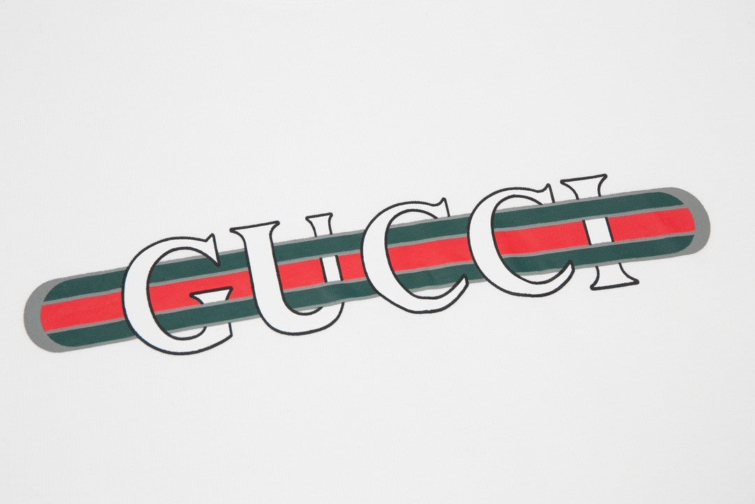 「#2833」Gucci  English letters T-shirt