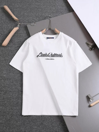 「#2836」Louis Vuitton 24ss new embroidered t-shirt for spring and summer