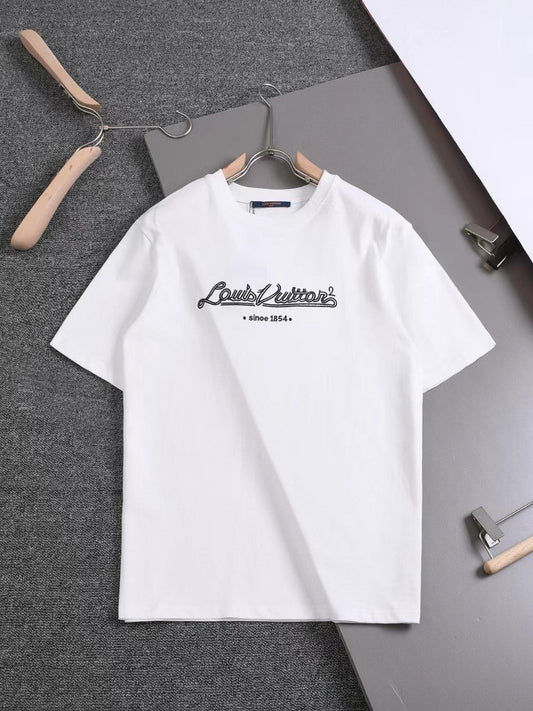 「#2836」Louis Vuitton 24ss new embroidered t-shirt for spring and summer