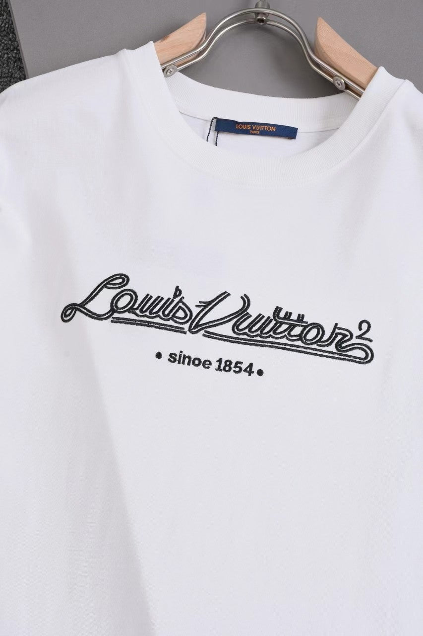 「#2836」Louis Vuitton 24ss new embroidered t-shirt for spring and summer