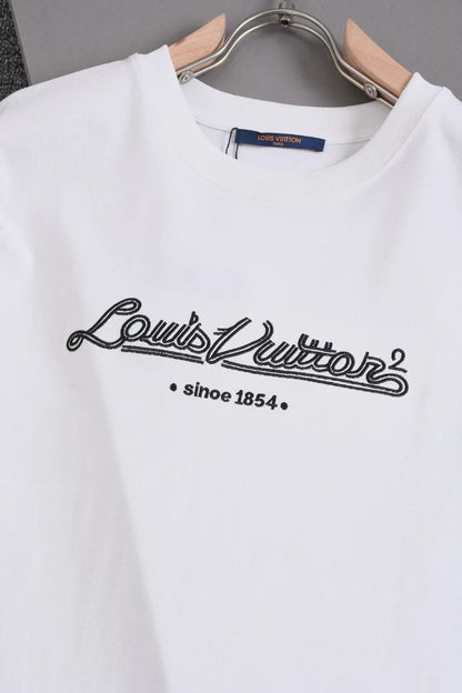 「#2836」Louis Vuitton 24ss new embroidered t-shirt for spring and summer