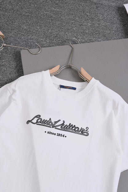 「#2836」Louis Vuitton 24ss new embroidered t-shirt for spring and summer