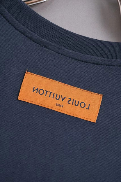 「#2837」Louis Vuitton 24ss new embroidered t-shirt for spring and summer