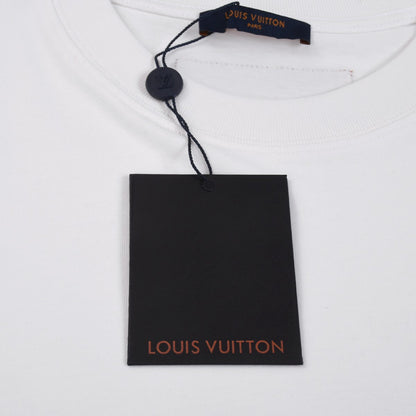 「#2840」Louis Vuitton 24ss new embroidered round neck t-shirt