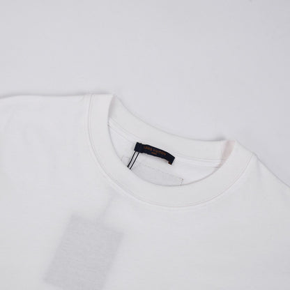 「#2840」Louis Vuitton 24ss new embroidered round neck t-shirt
