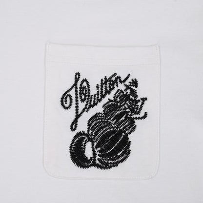 「#2840」Louis Vuitton 24ss new embroidered round neck t-shirt