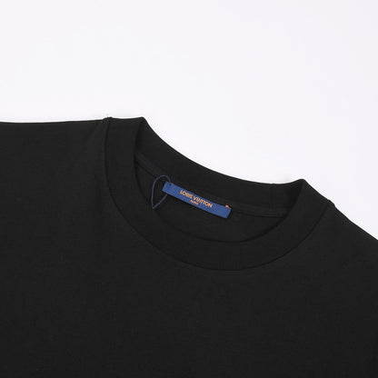 「#2841」Louis Vuitton 24ss new embroidered round neck t-shirt