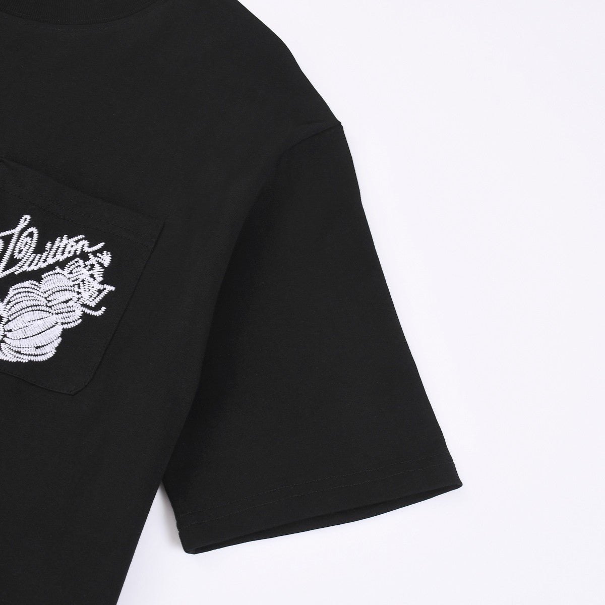 「#2841」Louis Vuitton 24ss new embroidered round neck t-shirt