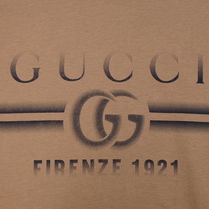 「#2842」Gucci Gradient Letter Logot shirt