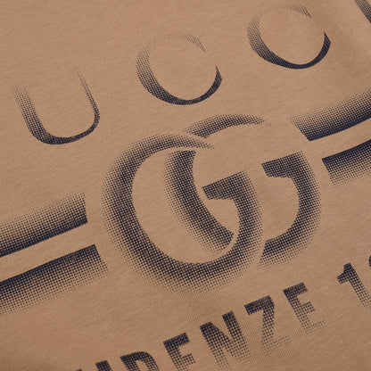 「#2842」Gucci Gradient Letter Logot shirt