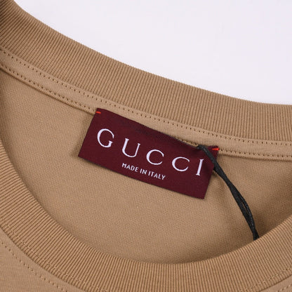 「#2842」Gucci Gradient Letter Logot shirt