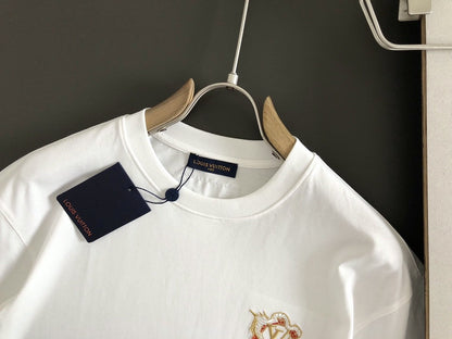 「#2863」Louis Vuitton 24ss Year of the dragon embroidered t-shirt