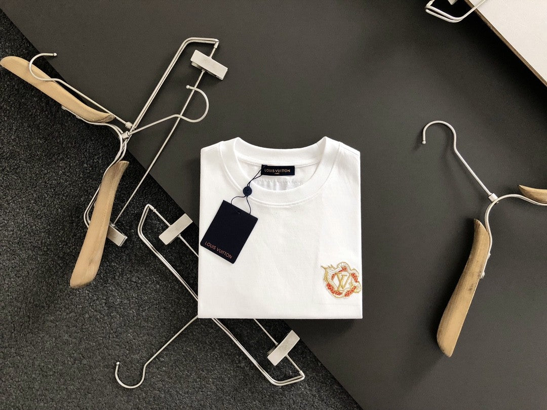 「#2863」Louis Vuitton 24ss Year of the dragon embroidered t-shirt